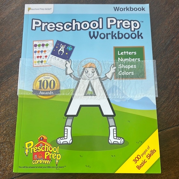 NEW Preschool Prep Workbook letters, numbers, shapes, colors - Picture 5 of 8